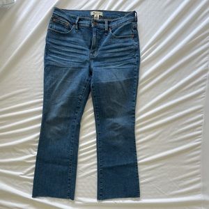 Madewell mid-rise kick out jean